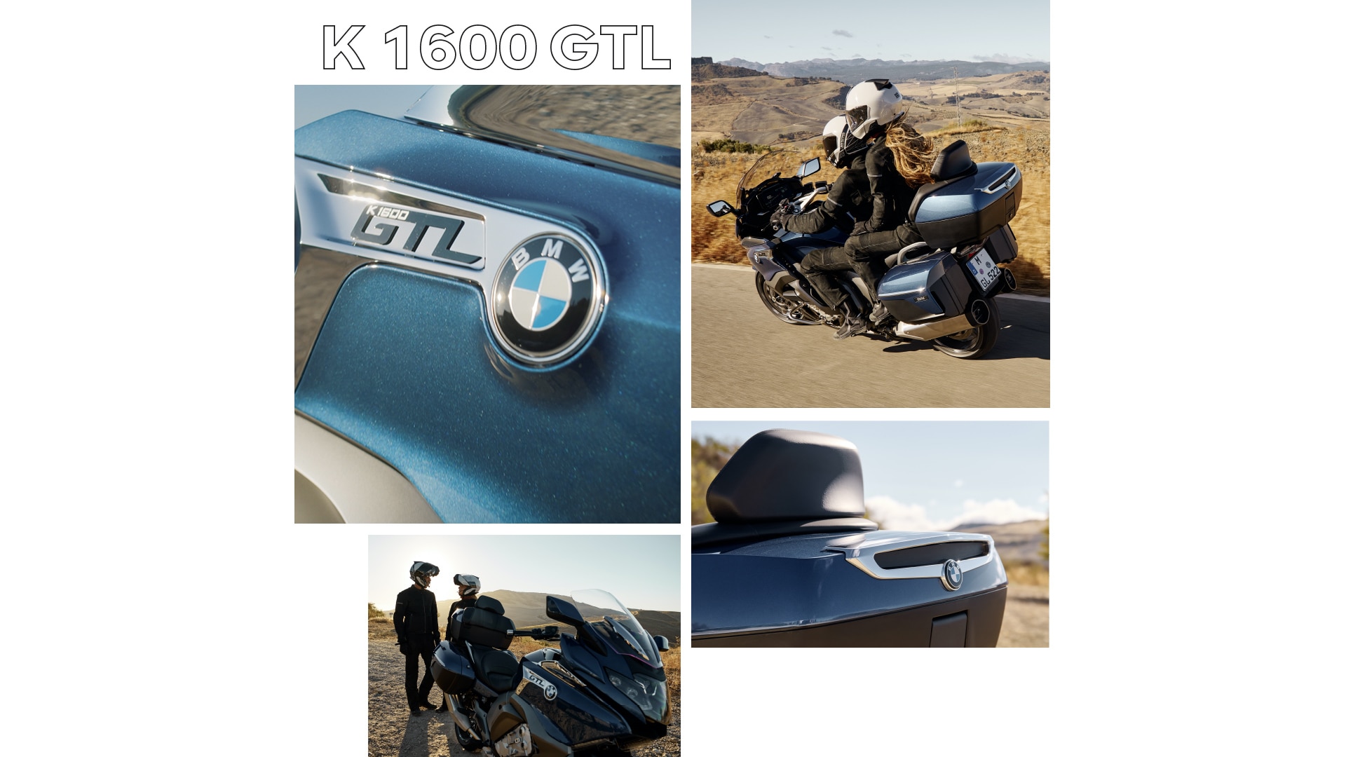 Prises de vue dynamiques de la K 1600 GT