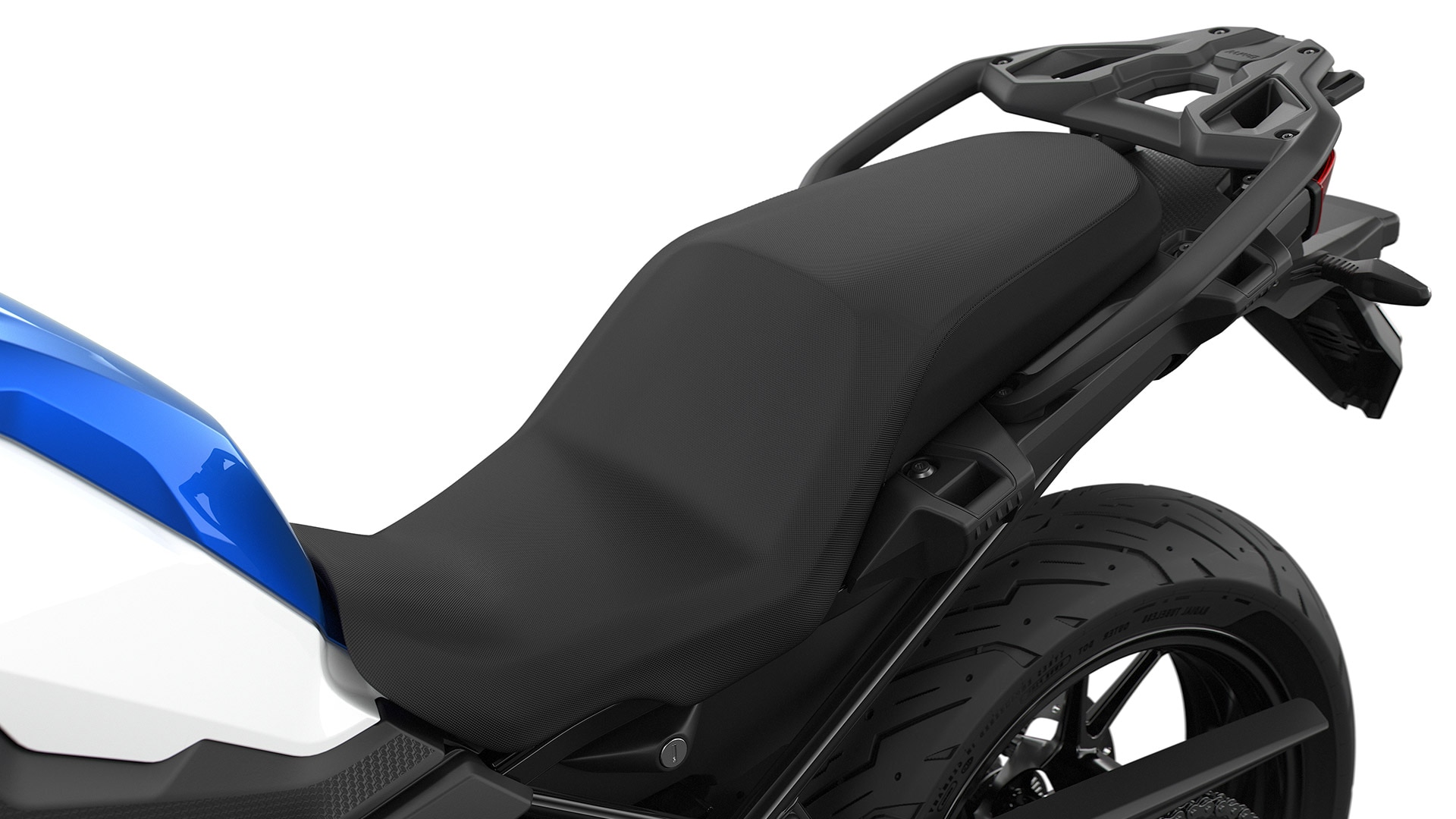 Nous voyons le siège de la BMW F 750 GS.