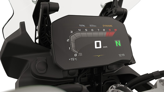 Écran TFT avec Connectivity de la BMW F 800 GS