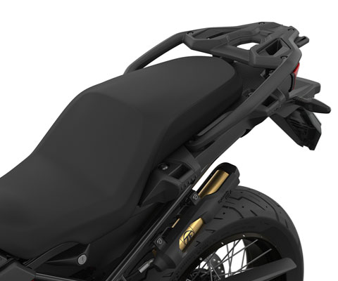 Nous voyons ici la selle de la F 850 GS.