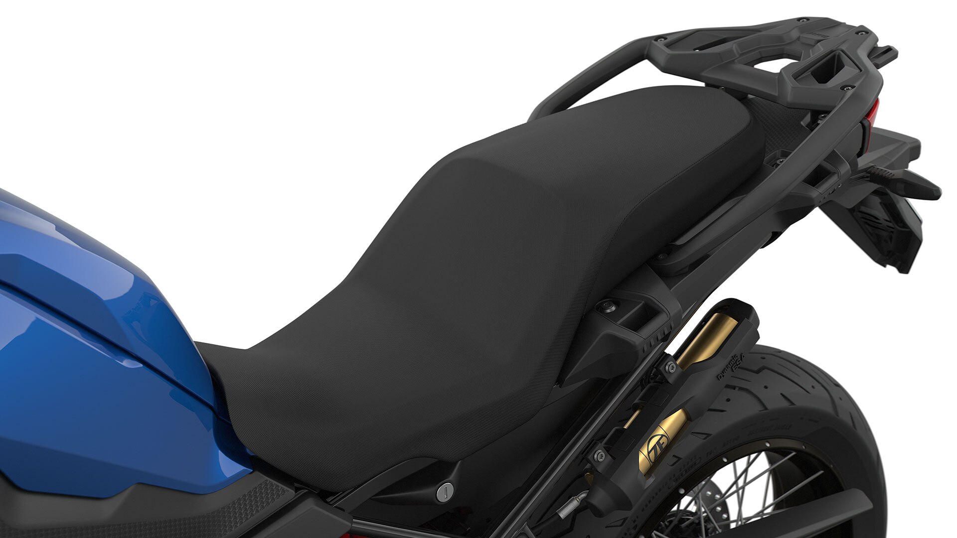 Nous voyons ici la selle de la F 850 GS.