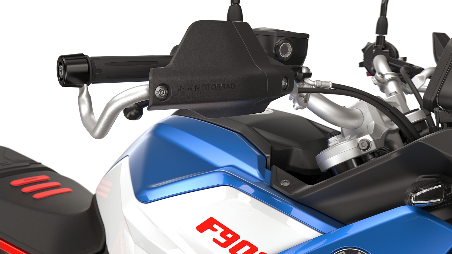 Protège-main Enduro avec potence métallique pour la BMW F 900 GS en version GS Trophy