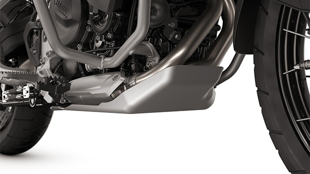 Le pare-moteur en aluminium de série de la BMW F 900 GS Adventure de BMW Motorrad