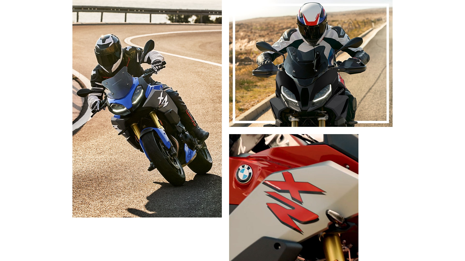 Collage des modèles BMW Motorrad XR.