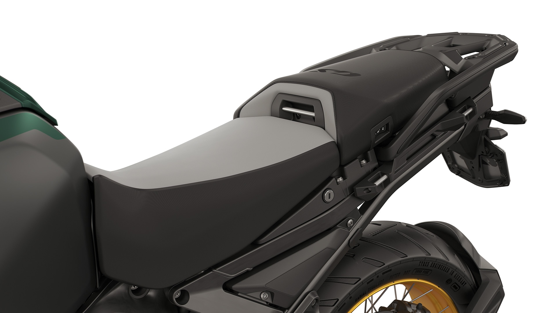 Selle pilote confort et selle passager confort avec chauffage de siège