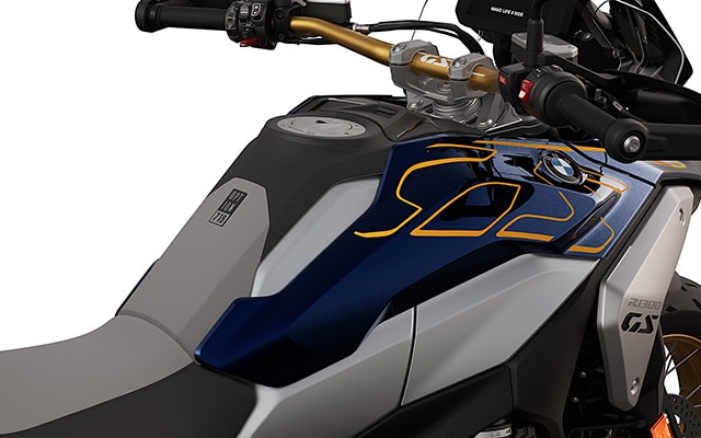 Le design graphique de la BMW R 1300 GS Biscaya avec équipement Option 719