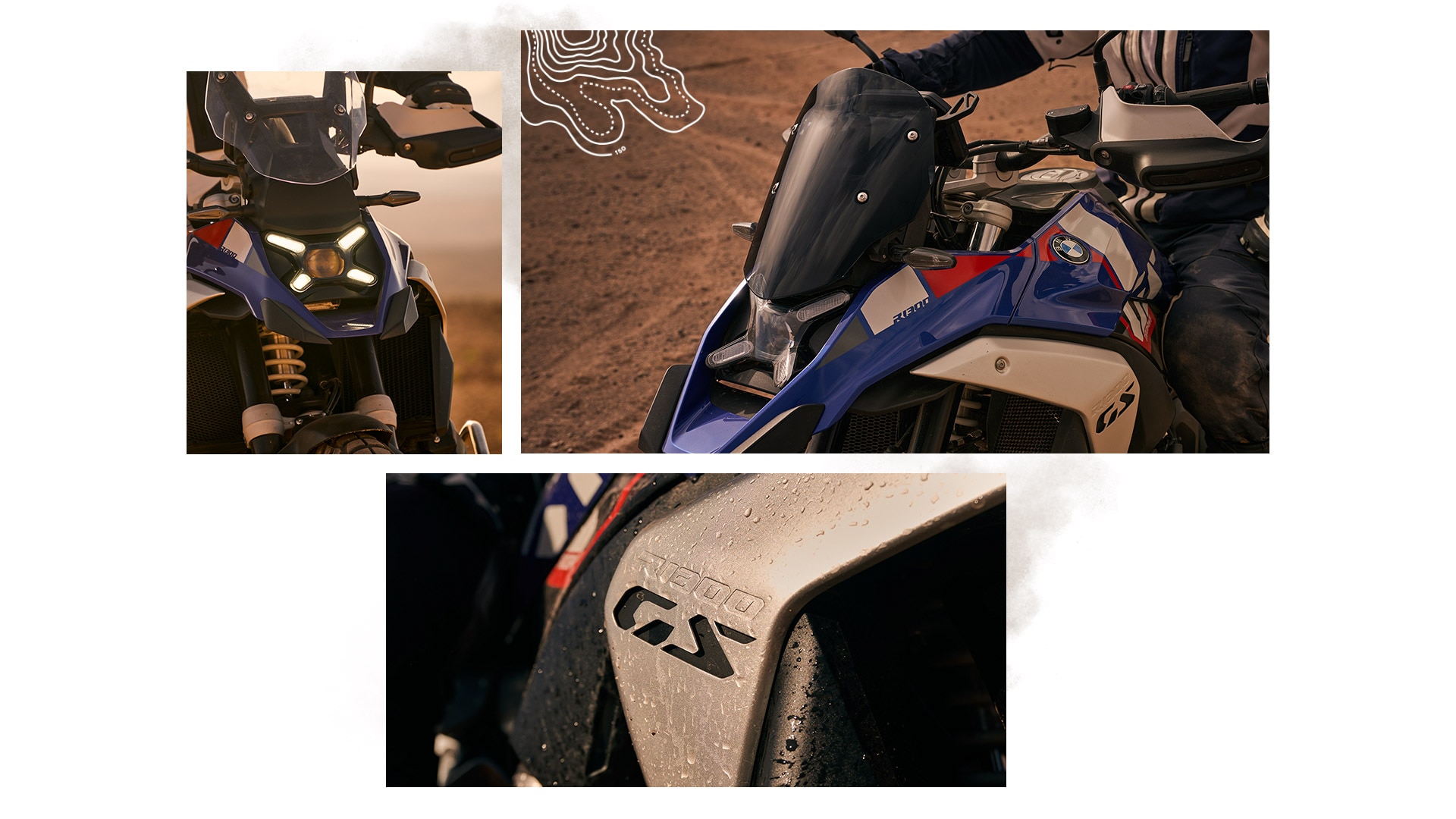 Le design sportif de la R 1300 GS Trophy de BMW Motorrad