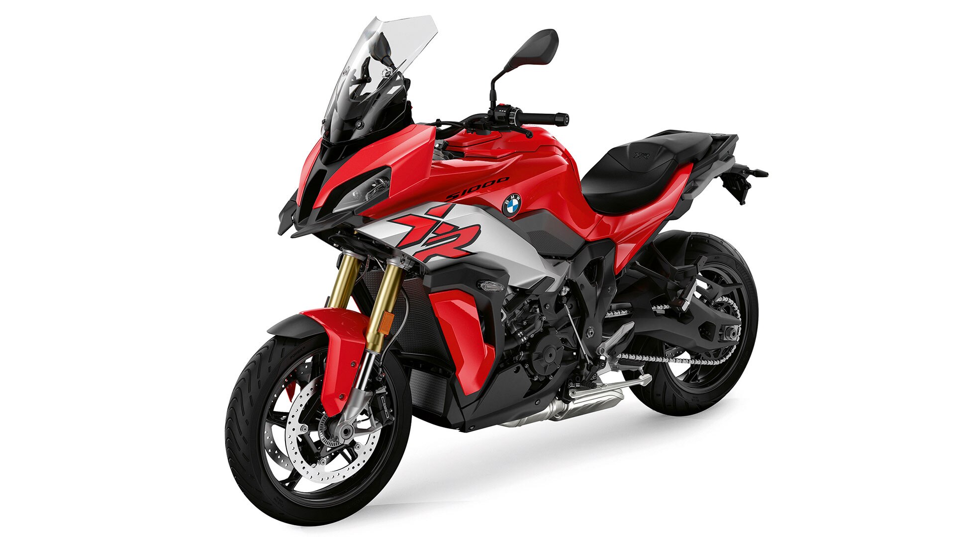 Vue frontale trois-quarts de la S 1000 XR