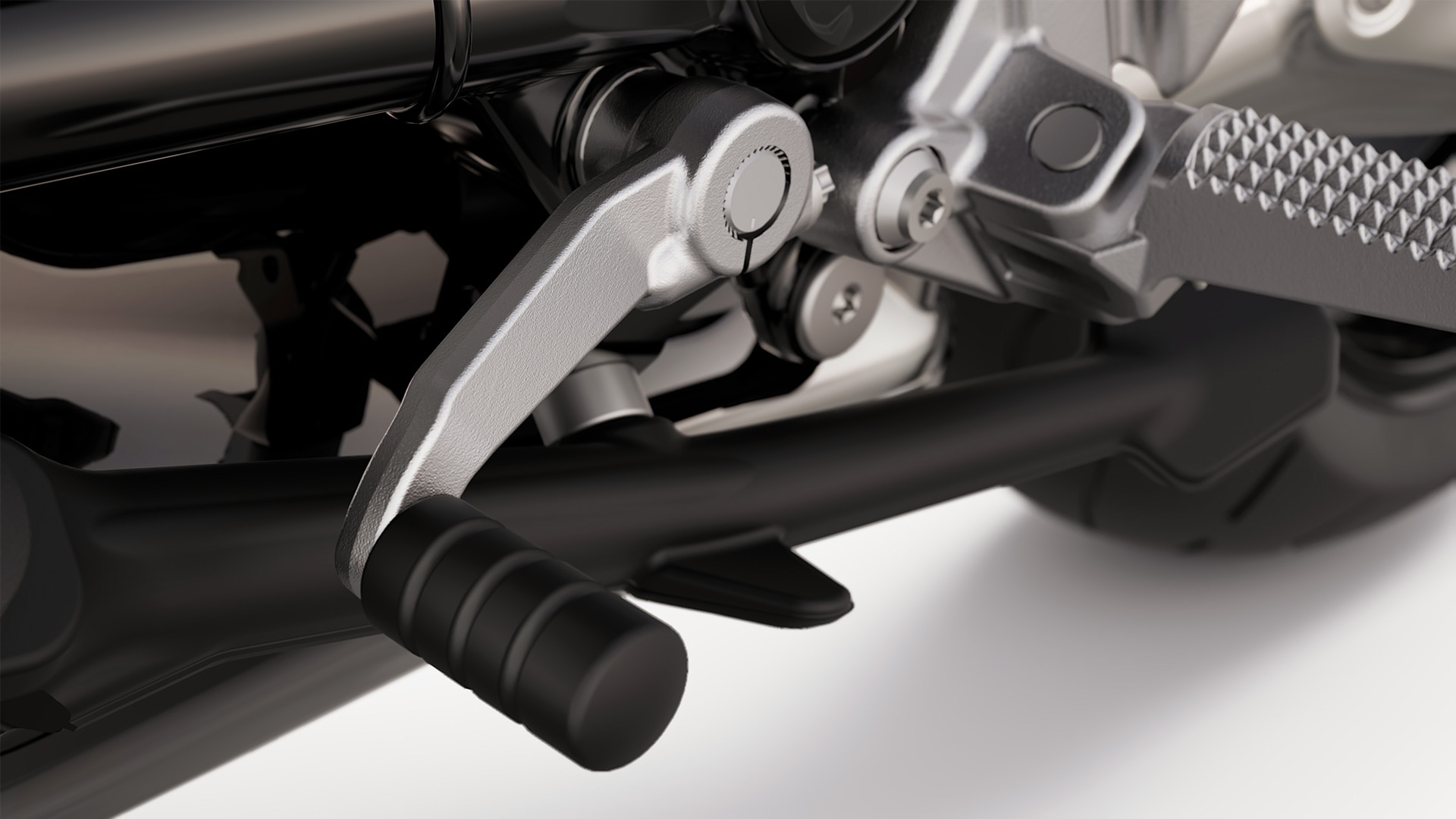 Le pack Comfort en option avec assistant de changement de rapport Pro de la BMW R 12 nineT de BMW Motorrad