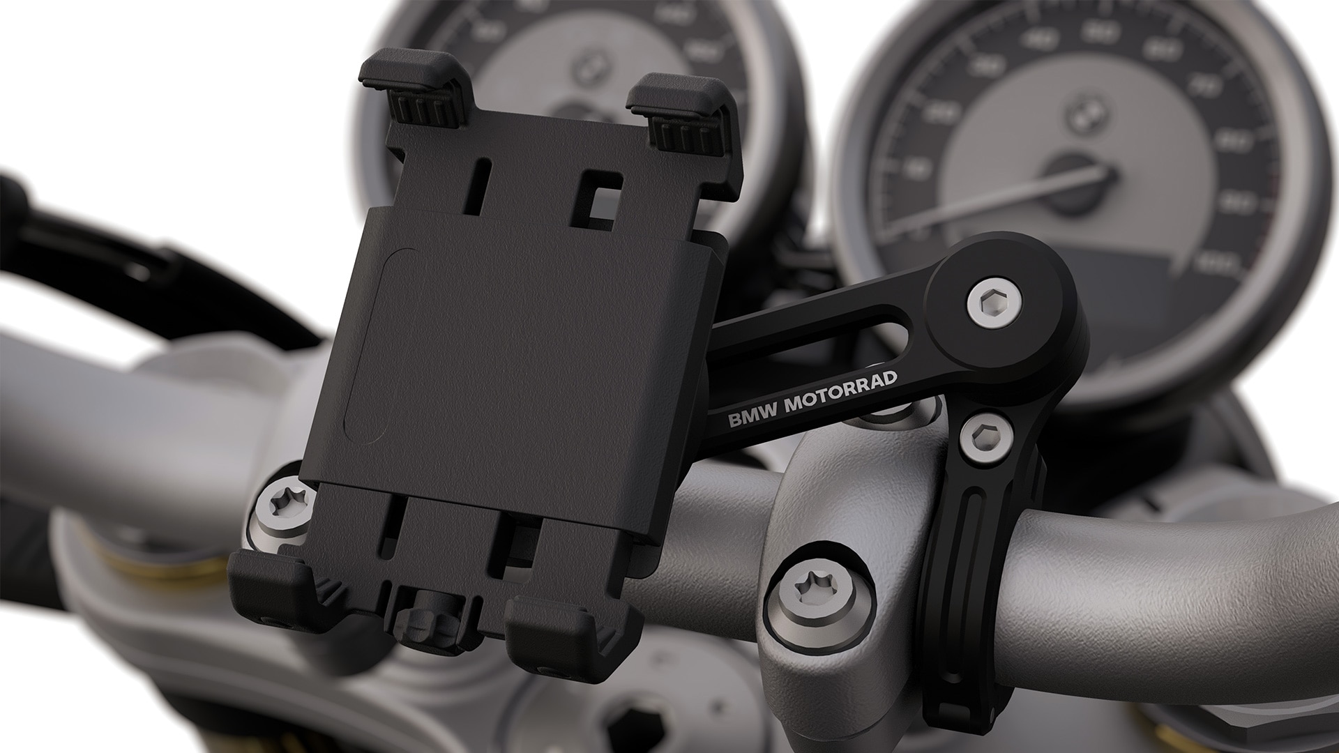 ConnectedRide Control et support pour smartphone de la BMW R 12 nineT de BMW Motorrad