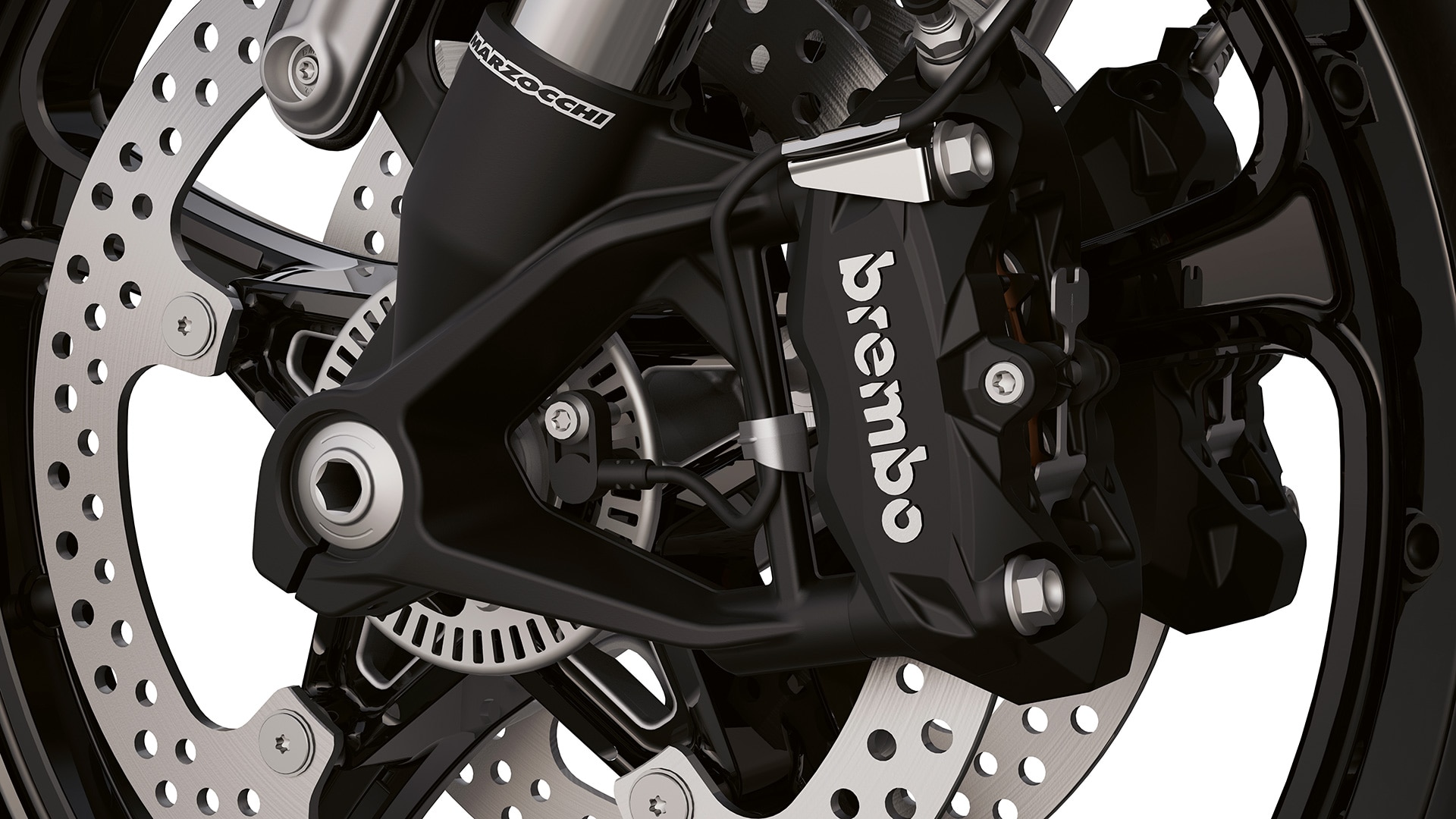 Le système de freinage semi-intégral de la BMW R 12 de BMW Motorrad