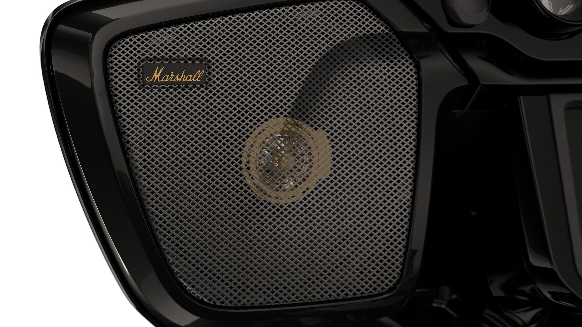 Les haut-parleurs intégrés de la marque Marshall.