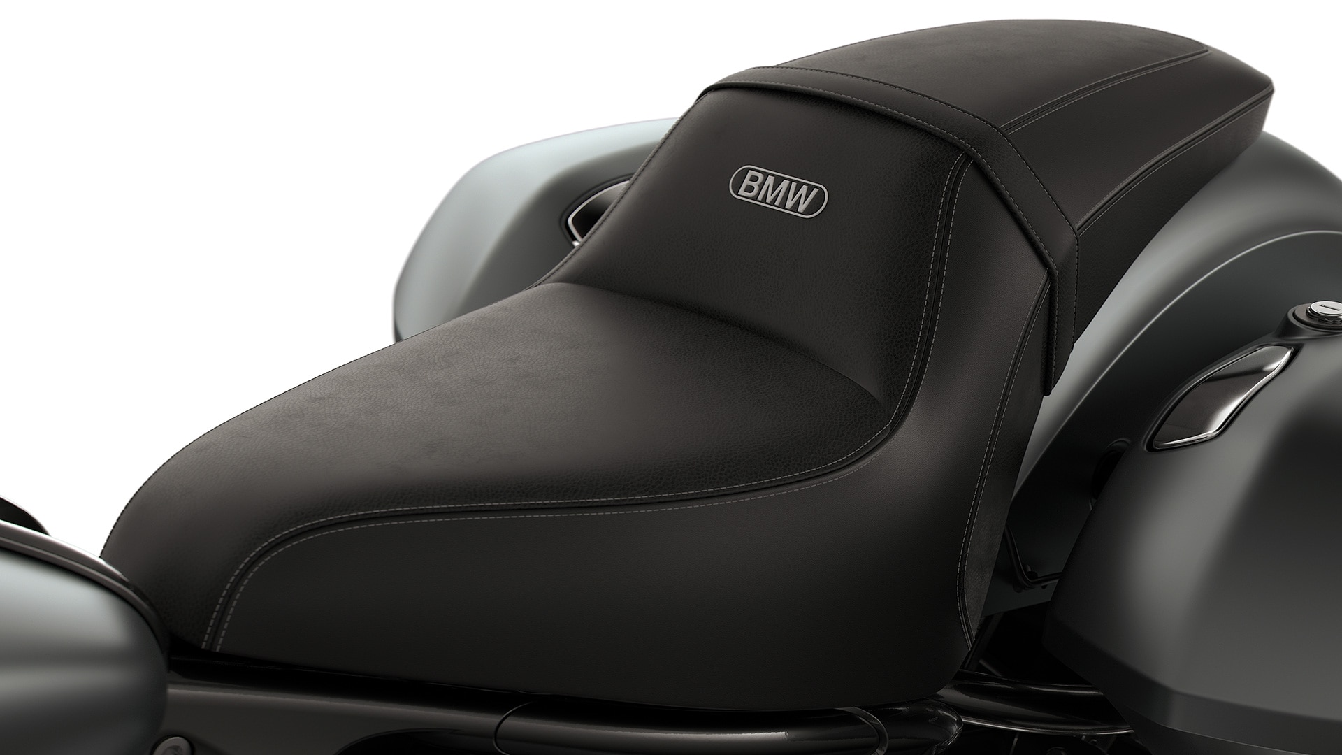 Vue détaillée de la selle dragster de la R 18 Roctane de BMW Motorrad