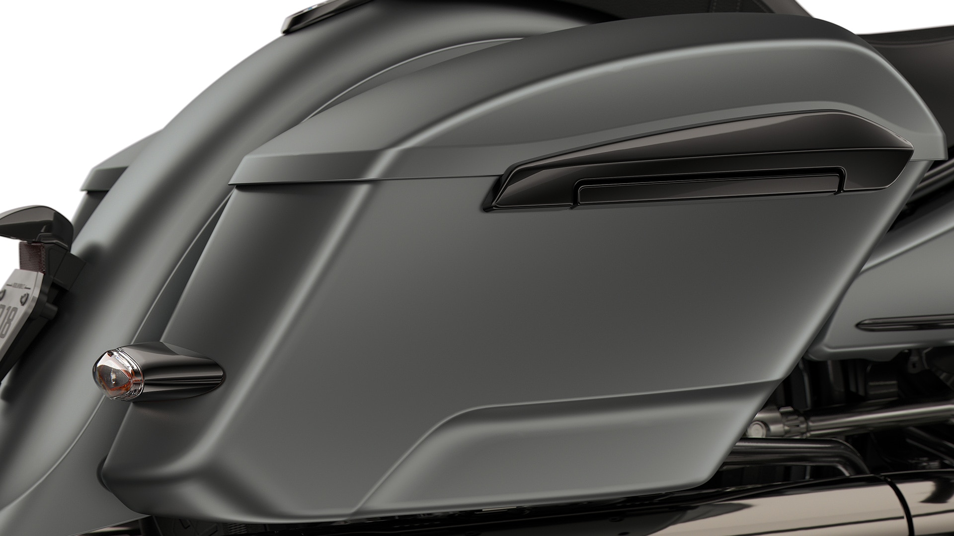 Vue détaillée des valises latérales de la BMW R 18 Roctane de BMW Motorrad