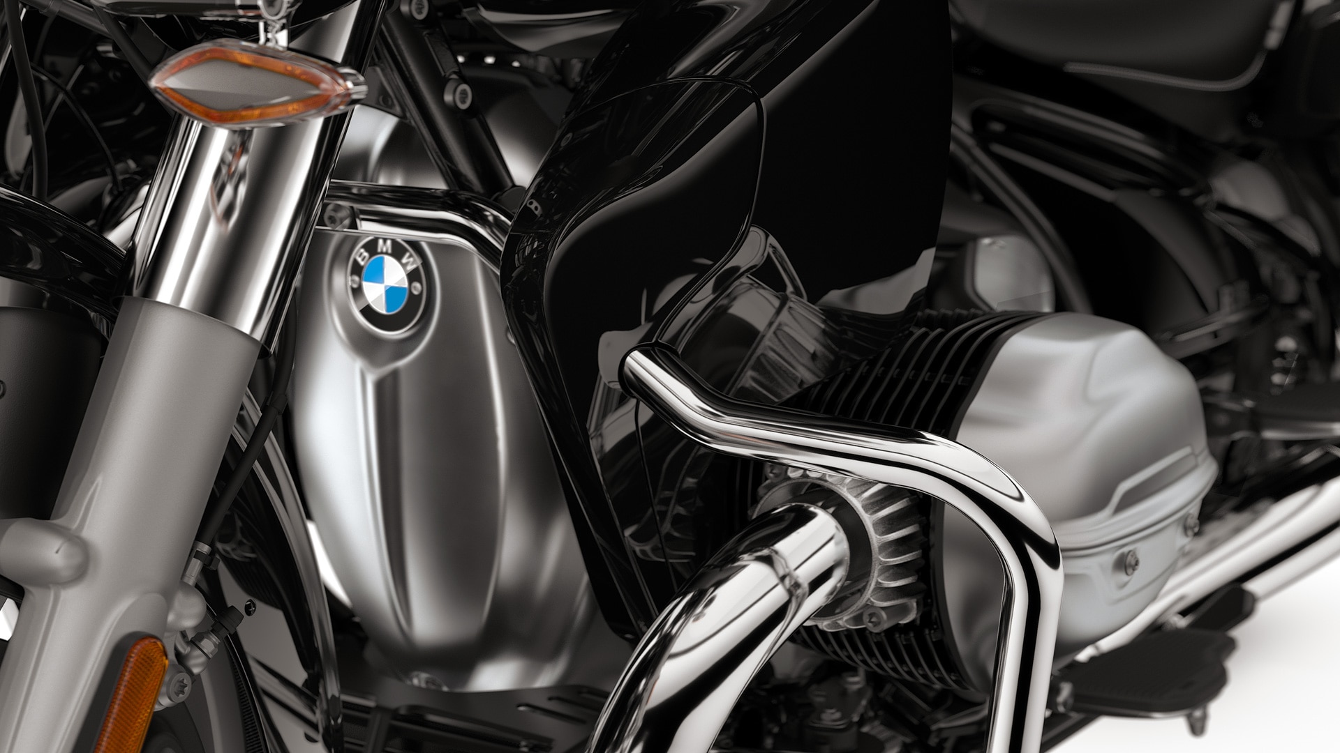 Le déflecteur de la BMW R 18 Transcontinental.