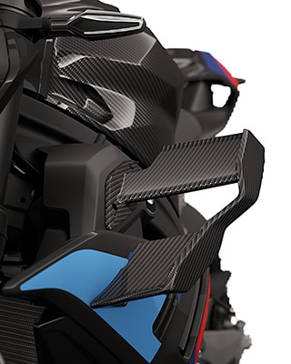 Les ailettes M Carbon de la BMW M 1000 R