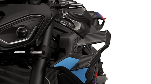 Les ailettes M Carbon de la BMW M 1000 R