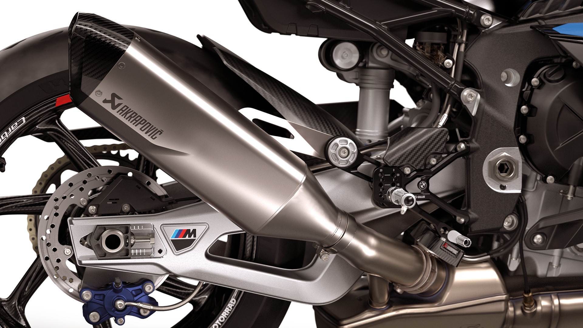 Système d’échappement en titane intégral de la BMW M 1000 RR