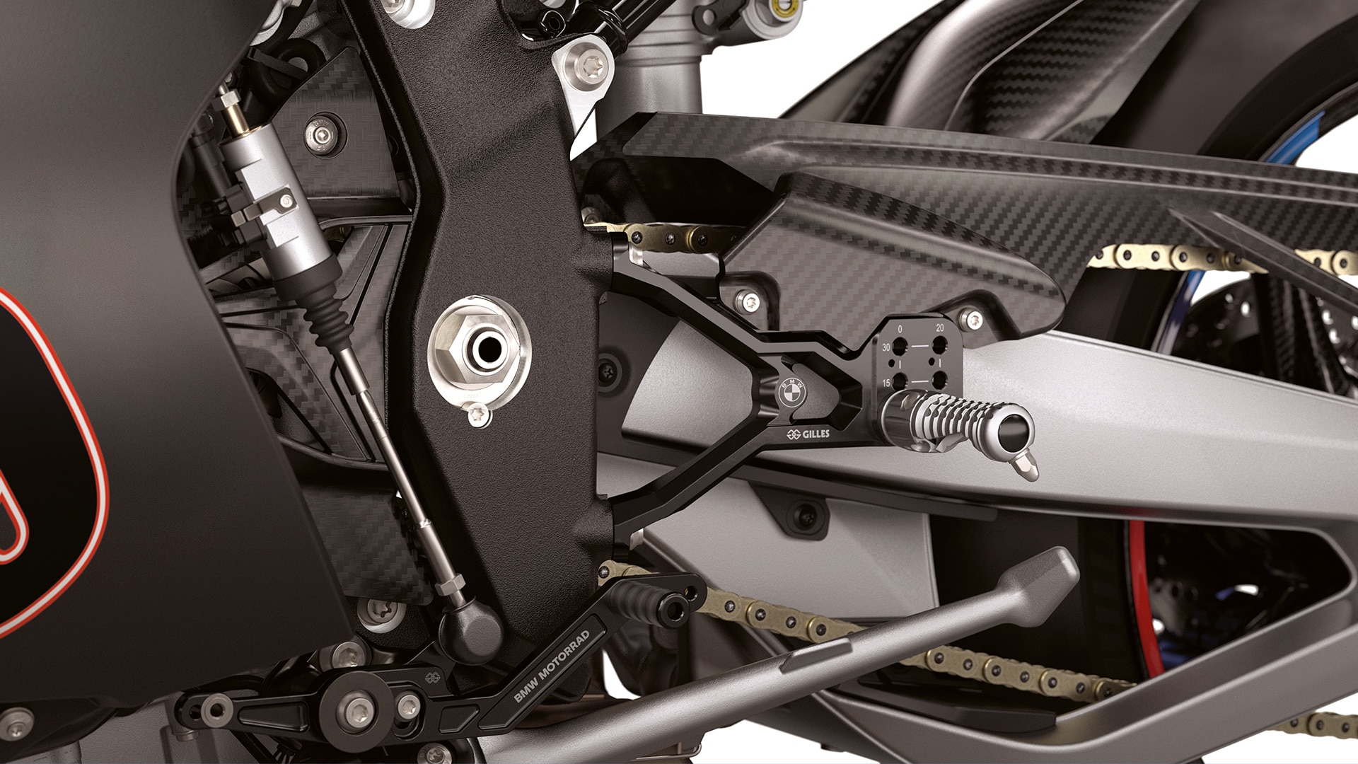 Pièces fraisées M de haute qualité de la BMW M 1000 RR