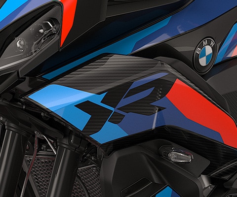 Les ailettes M de la BMW M 1000 XR de BMW Motorrad
