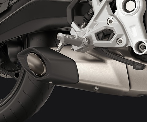Le silencieux de la F 450 R de BMW Motorrad