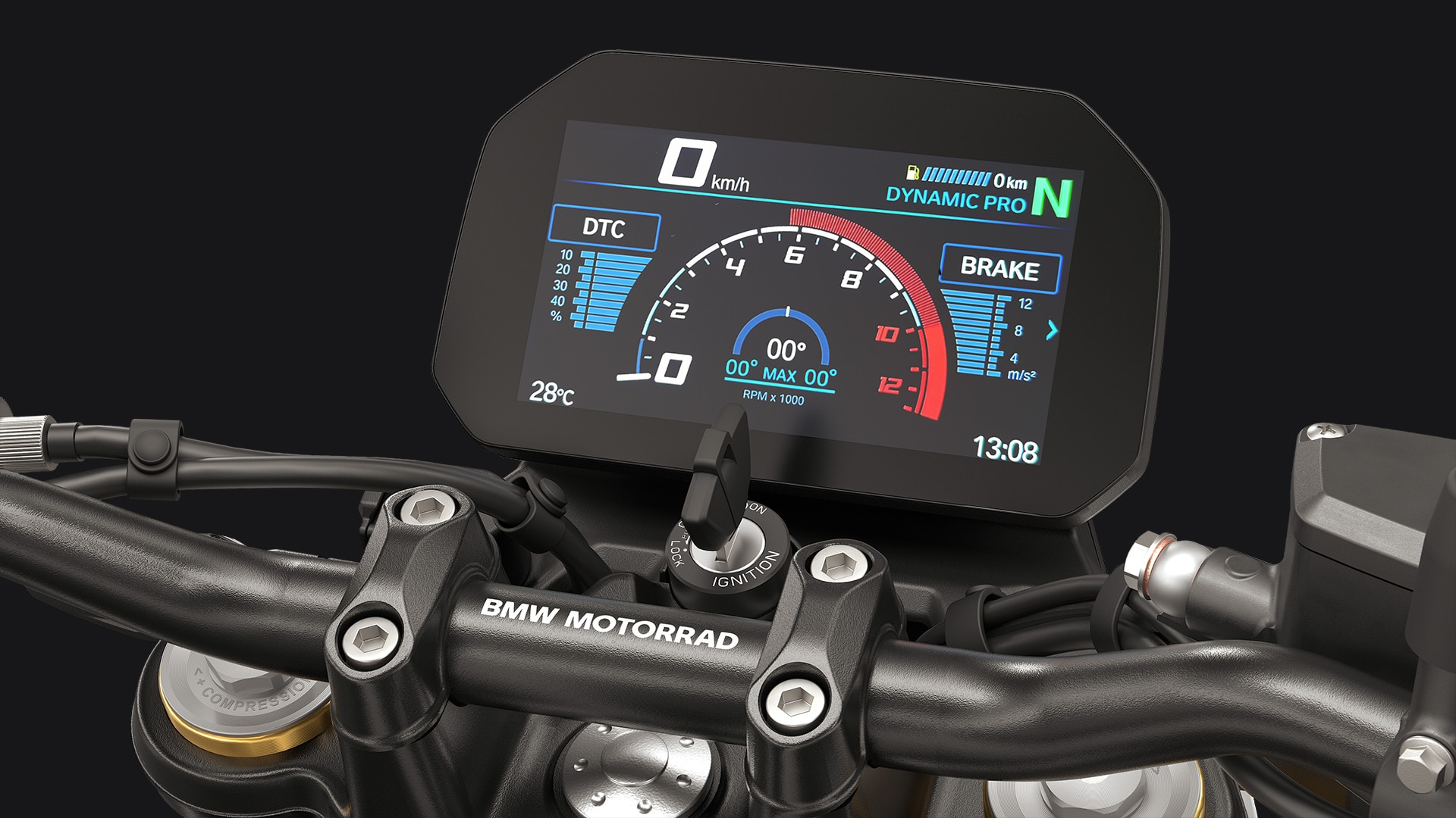 Modes de conduite Pro et écran TFT 6,5" de la F 450 R de BMW Motorrad