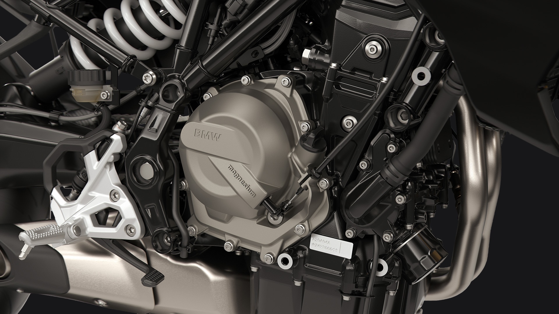 Le moteur bicylindre en ligne de la F 450 R de BMW Motorrad