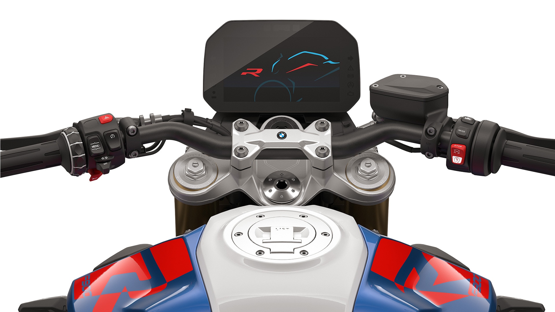 La fourche télescopique inversée réglable de la BMW F 900 R de BMW Motorrad