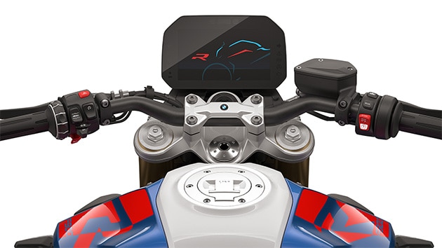 La fourche télescopique inversée réglable de la BMW F 900 R de BMW Motorrad