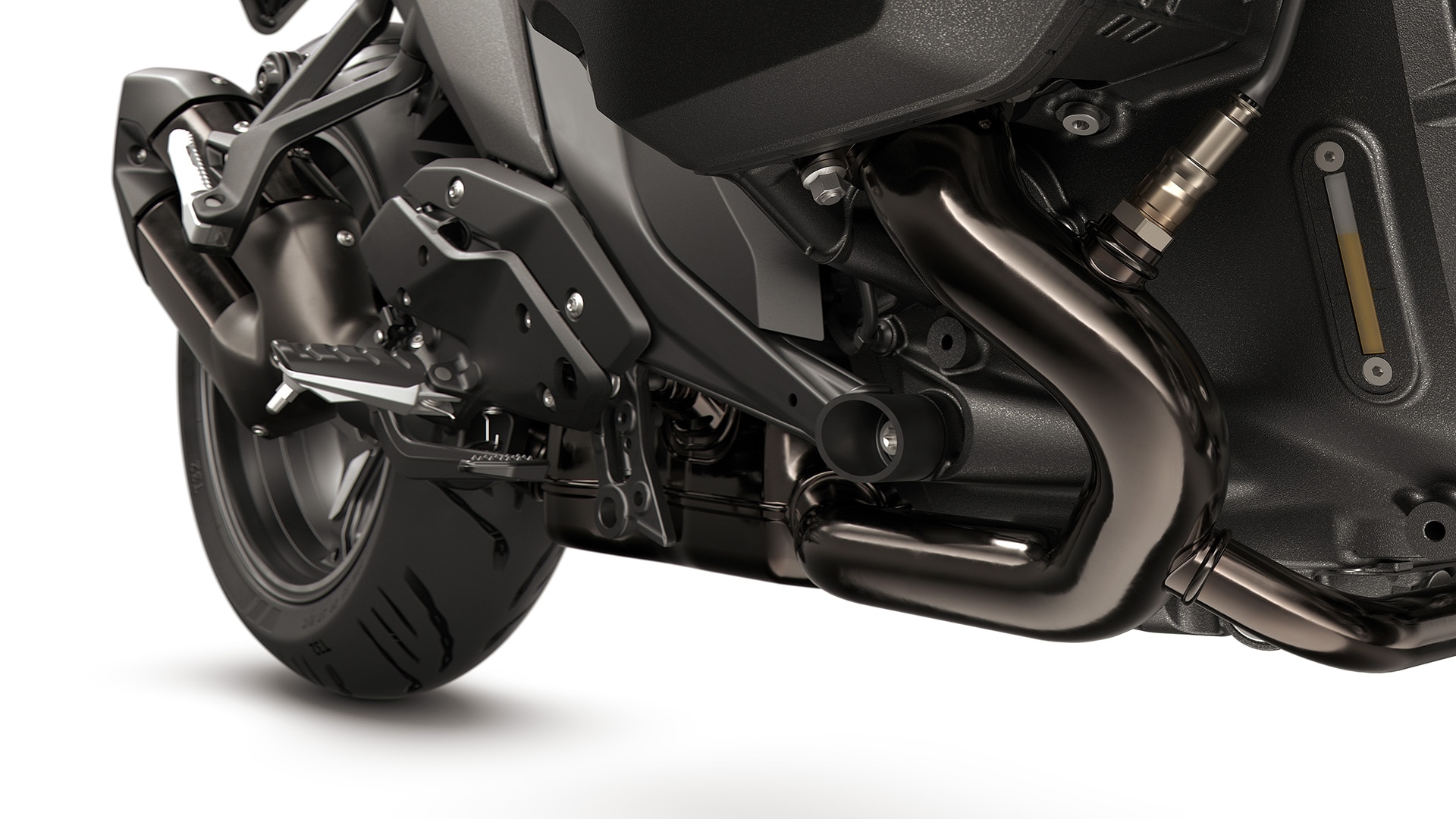 Ligne d'échappement en Dark Chrome de la BMW R 1300 R de BMW Motorrad