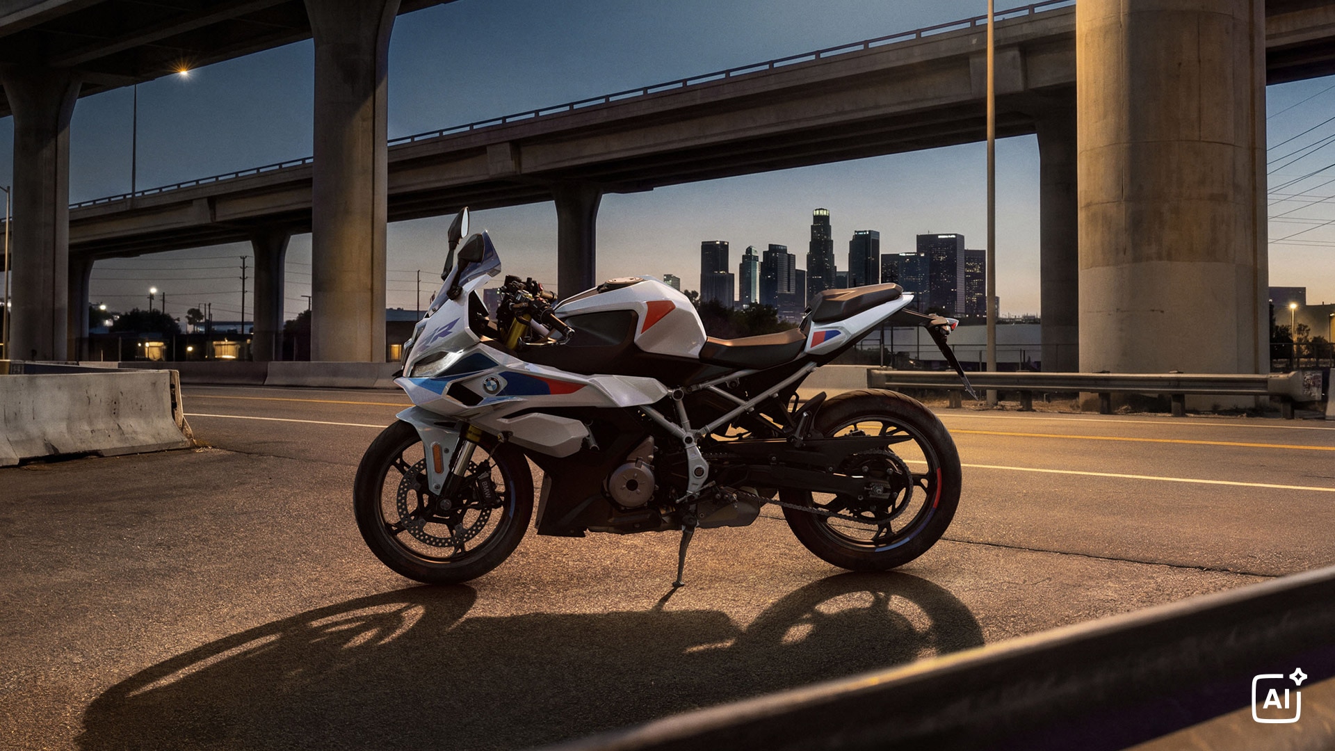 La BMW F 450 RR dans un environnement urbain