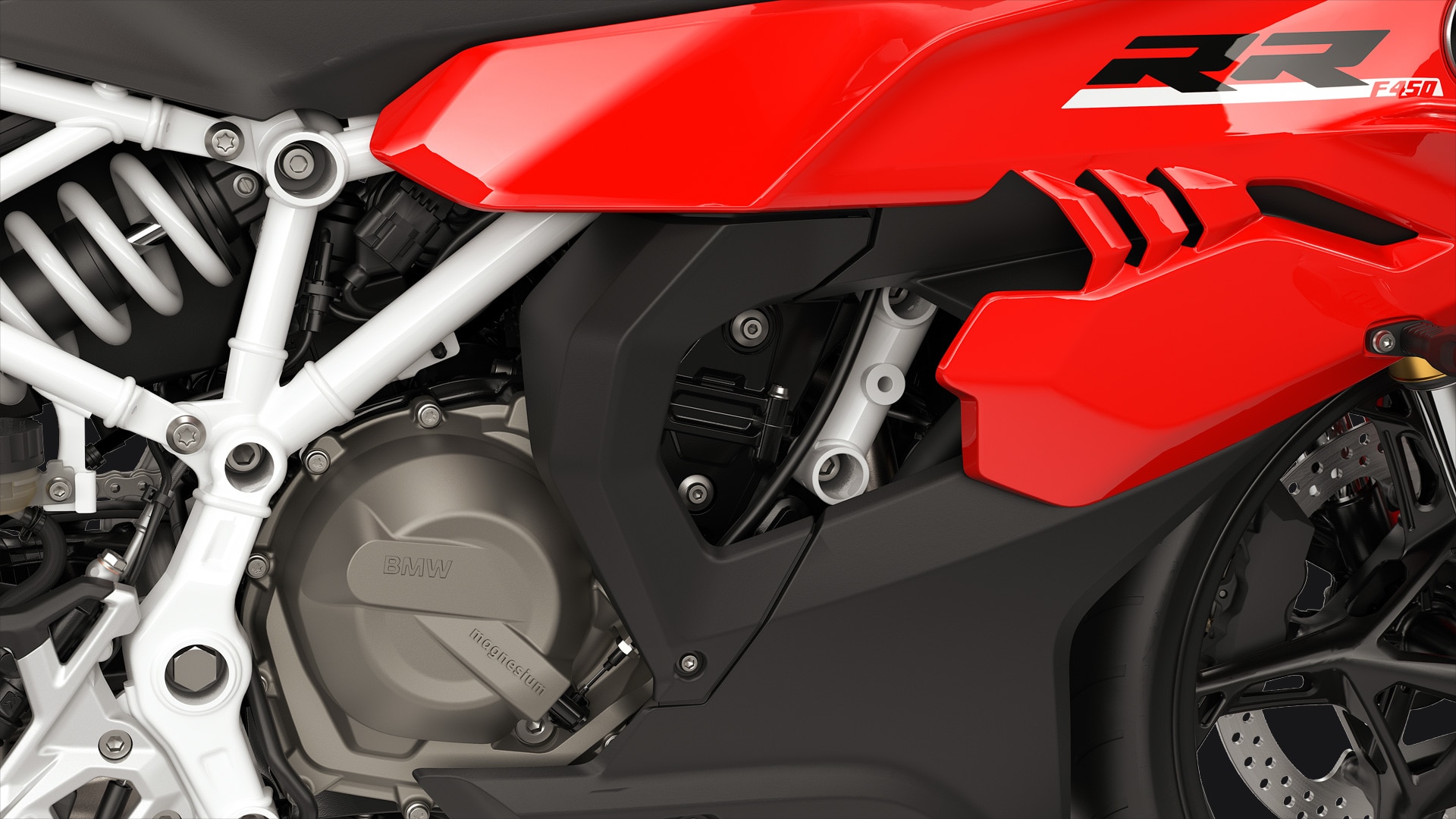 Le moteur bicylindre en ligne de la F 450 RR de BMW Motorrad