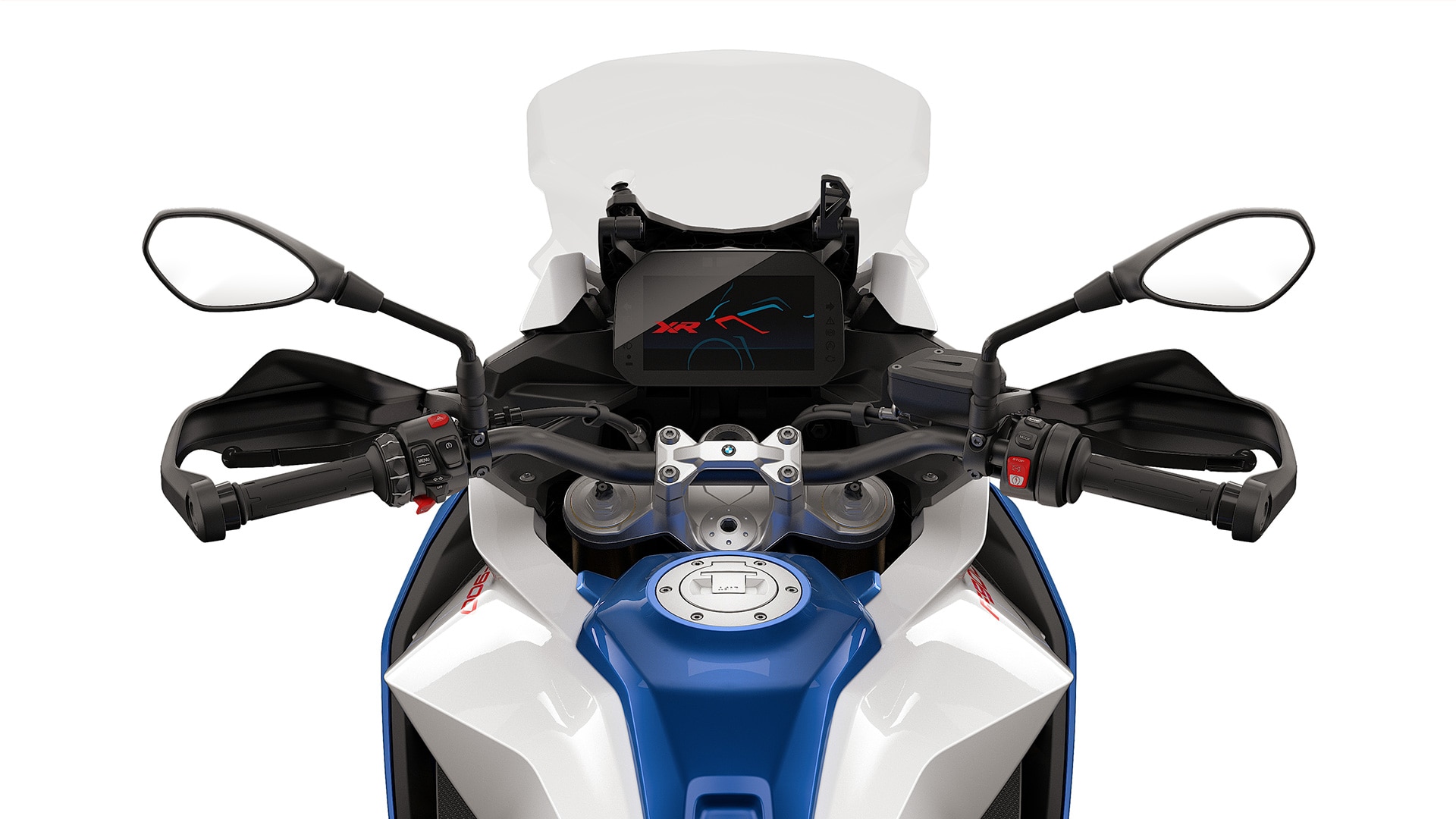 La fourche télescopique inversée réglable de la BMW F 900 XR de BMW Motorrad