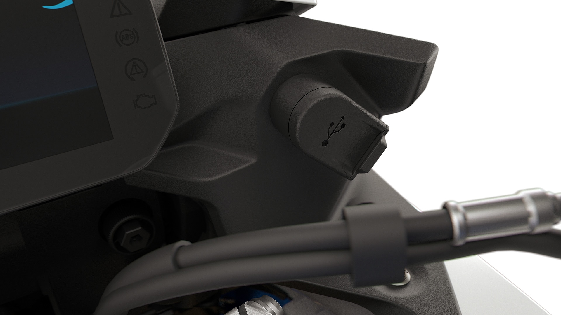 La prise de charge USB-C de la BMW F 900 XR de BMW Motorrad
