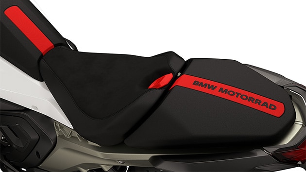 L’insert de selle peint de la R 1300 RS de BMW Motorrad