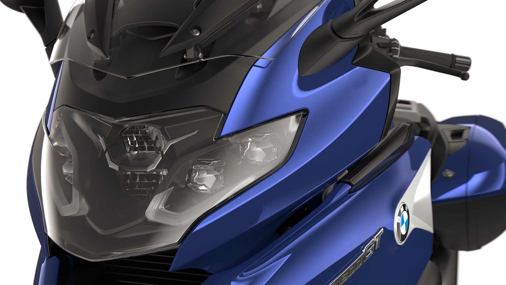 Gros plan sur les phares à LED.