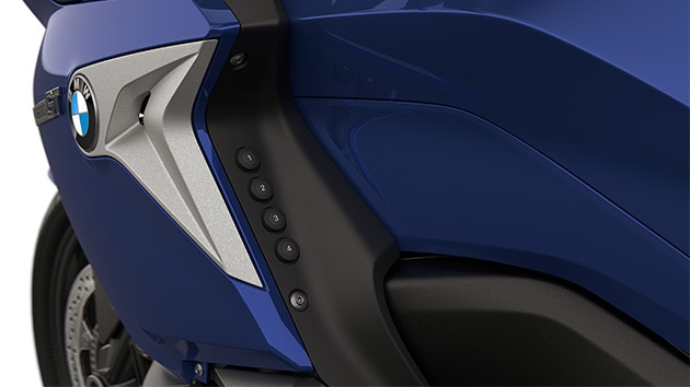 Gros plan sur les quatre touches de favoris numérotées.