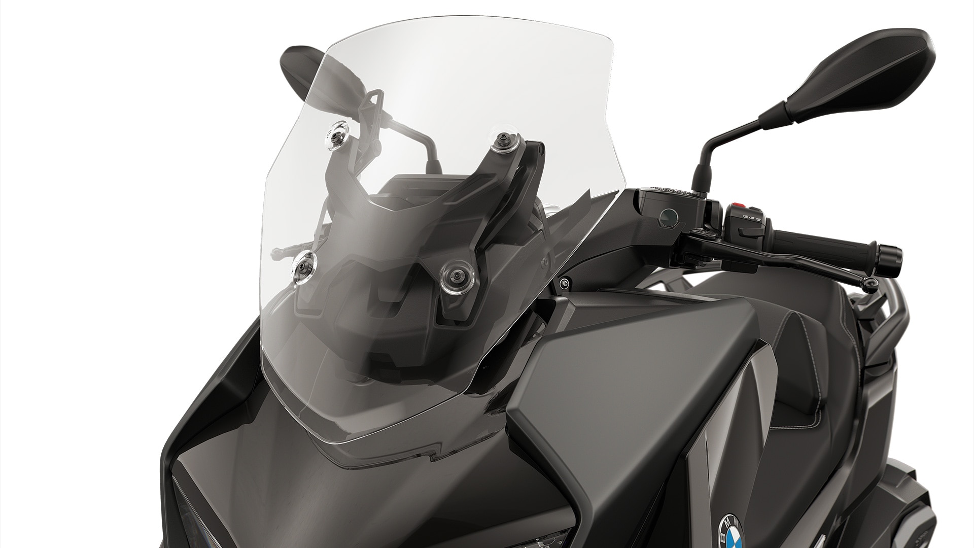 Le BMW C 400 GT avec bulle réglable