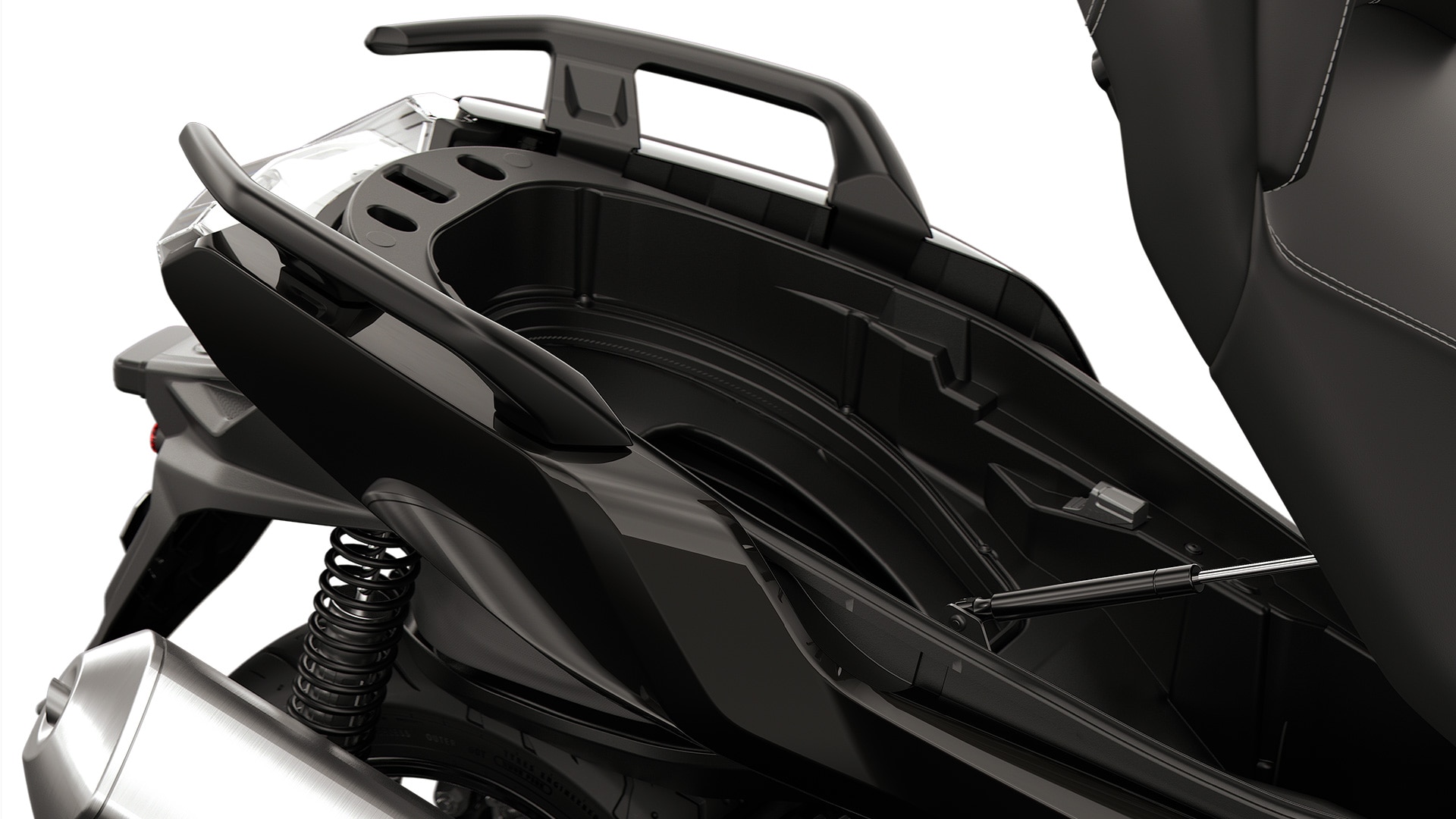 Le volume de rangement généreux du BMW C 400 GT
