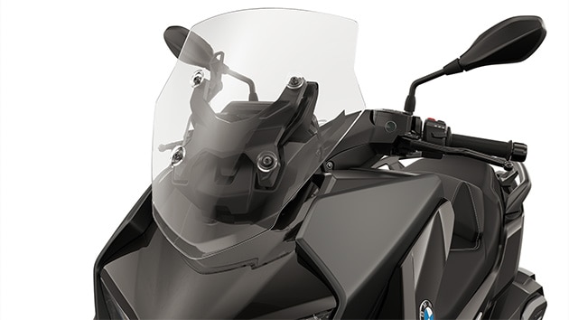 Le BMW C 400 GT avec bulle réglable