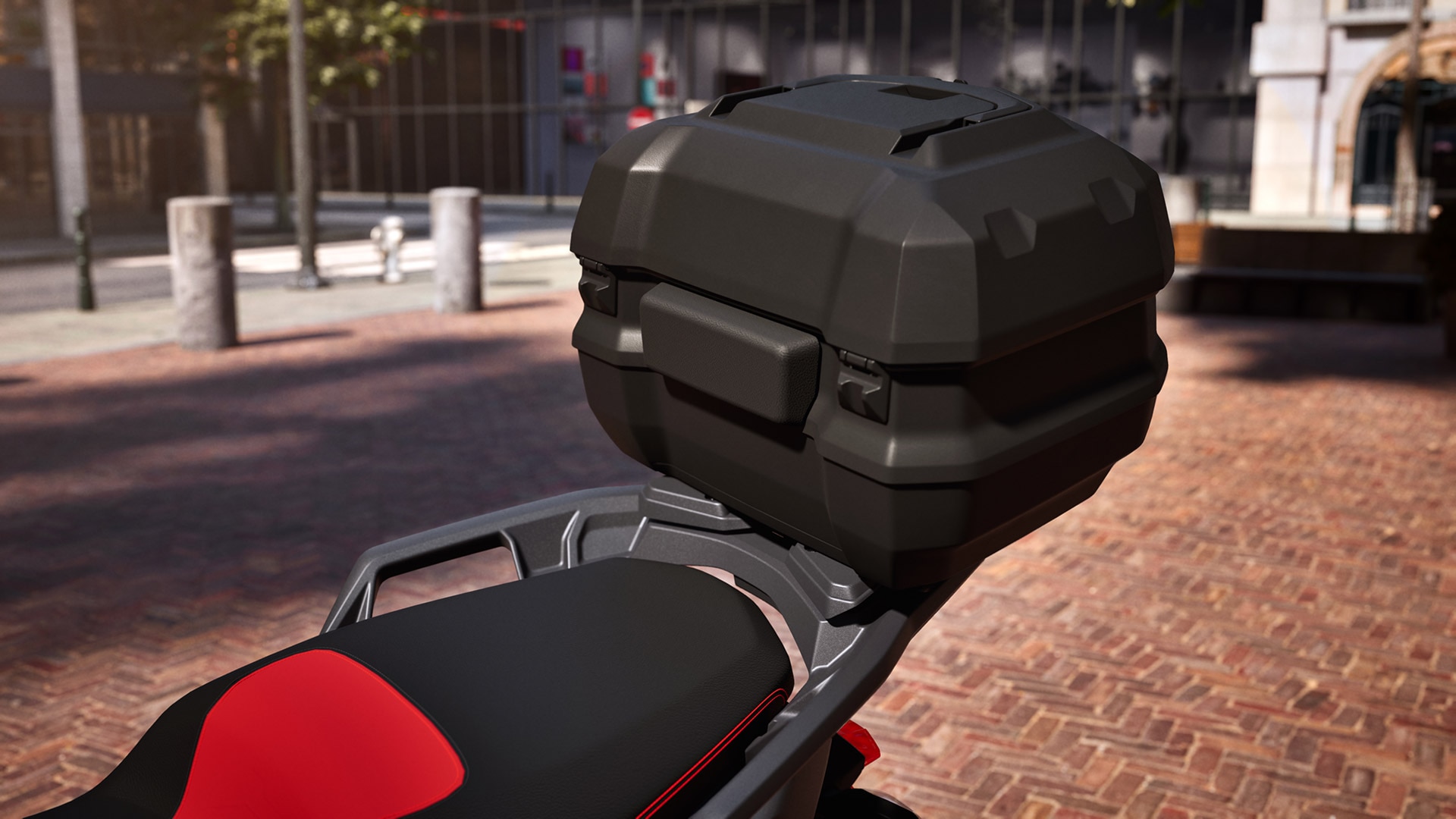 Le nouveau topcase électrifié pour le BMW C 400 X