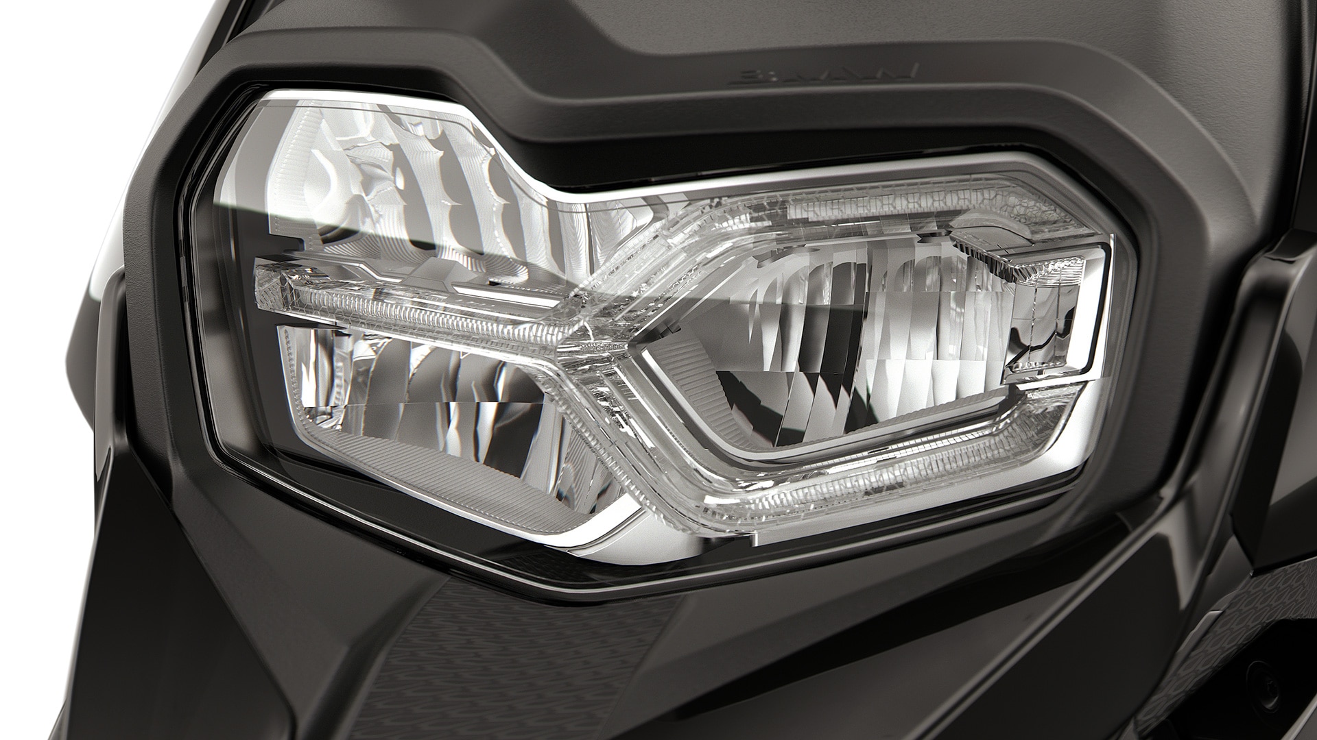 Le design de la face avant du bmw C 400 X