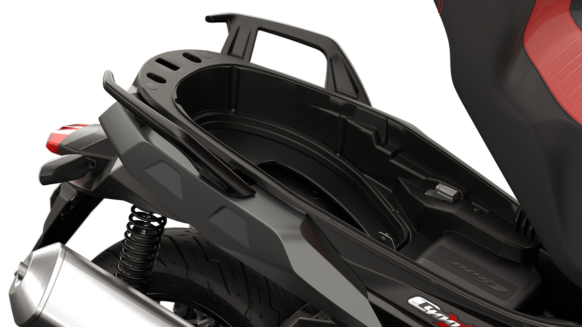 Le volume de rangement du BMW C 400 X