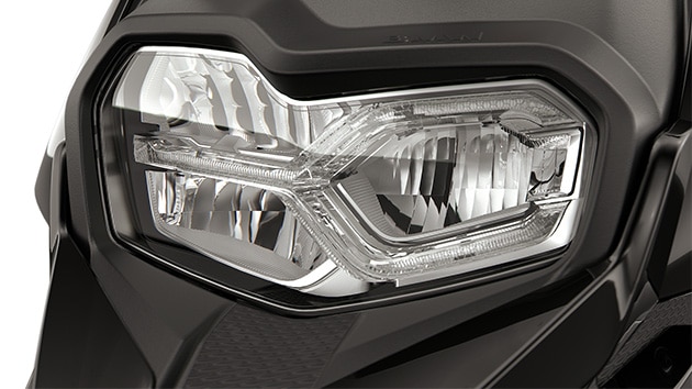 Le design de la face avant du bmw C 400 X