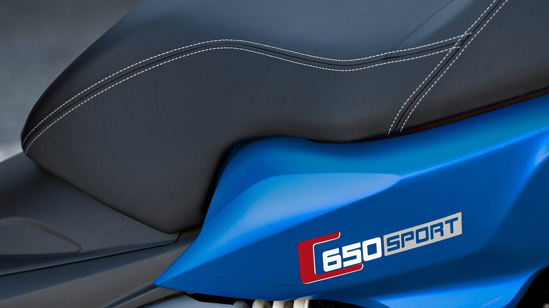 C 650 Sport De nombreuses finitions attrayantes.