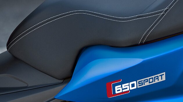 C 650 Sport De nombreuses finitions attrayantes.