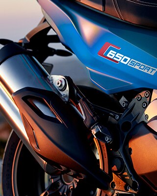 C 650 Sport Partie arrière dans le nouveau design.