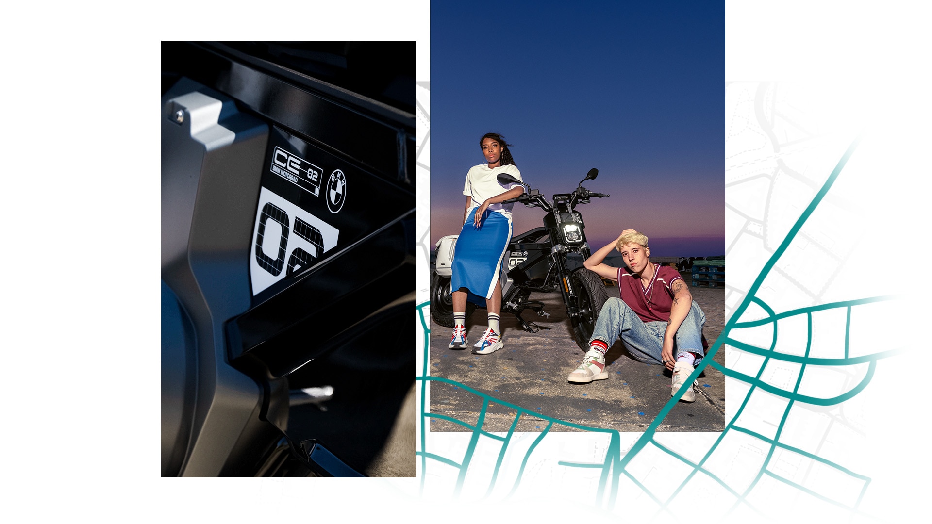 Les options de personnalisation proposées pour l'eParkourer CE 02 de BMW Motorrad