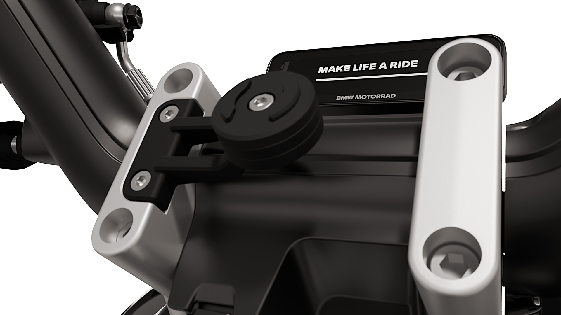 Le support pour smartphone design à haute intégration de l'eParkourer BMW CE 02 de BMW Motorrad