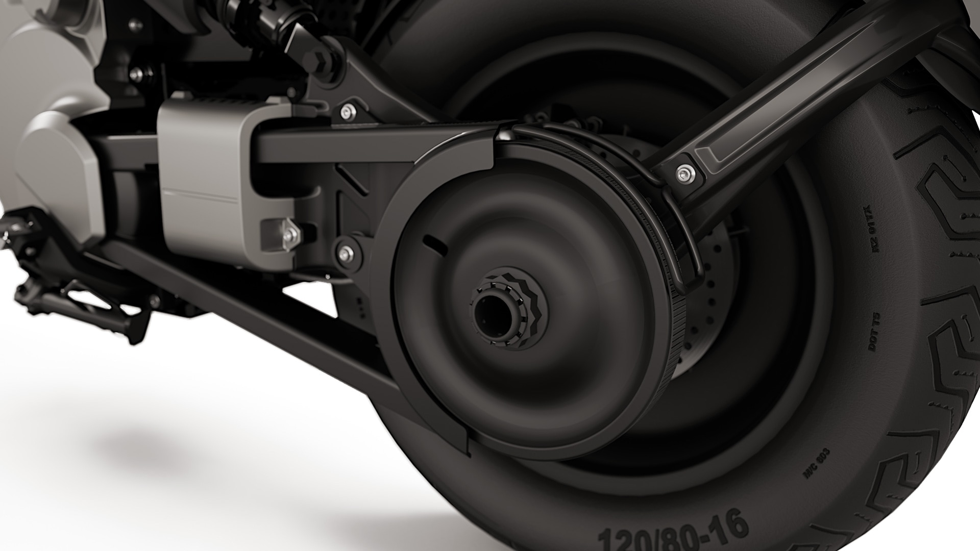 Le bras oscillant de l'eParkourer BMW CE 02 de BMW Motorrad